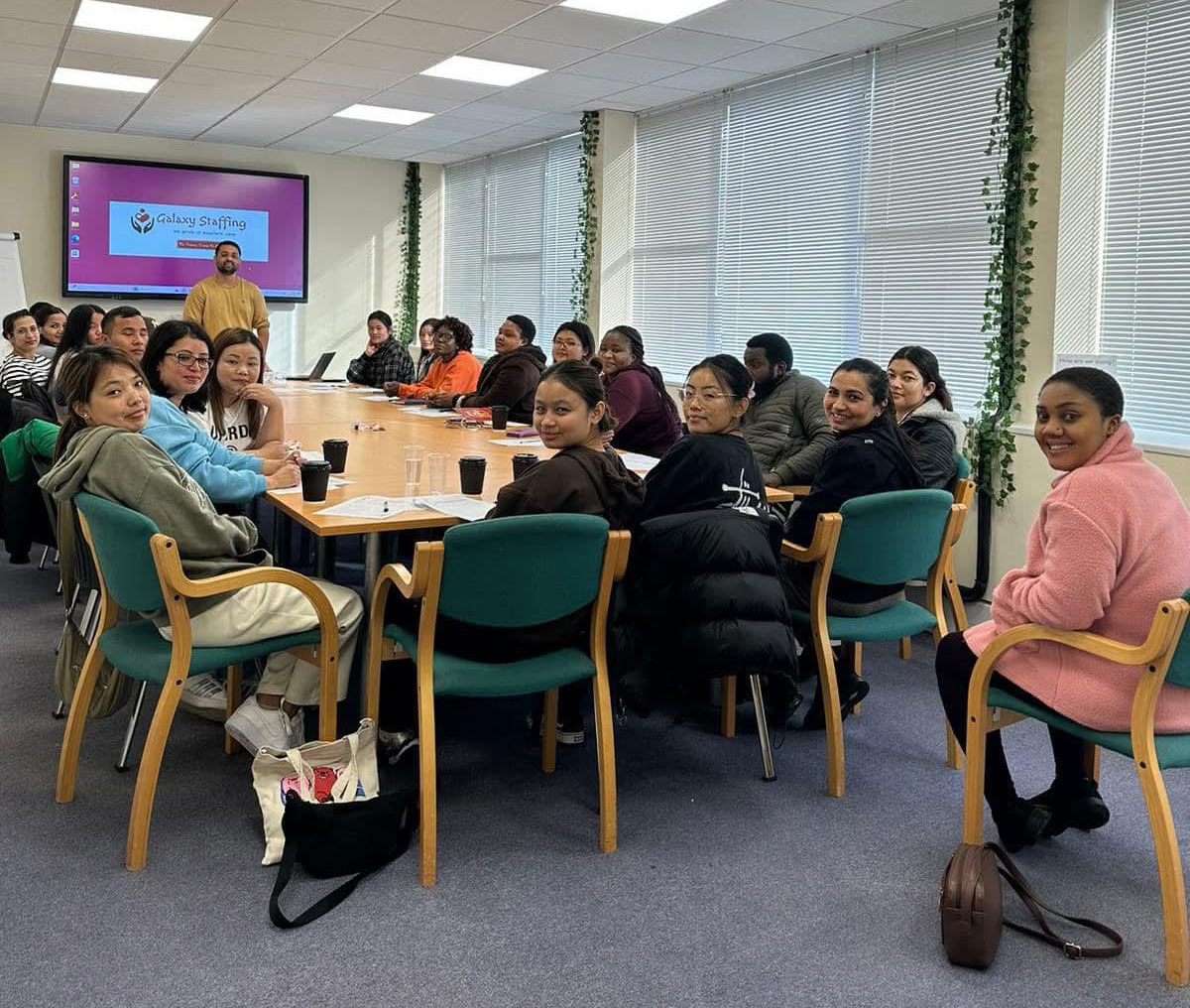 Healthcare training session